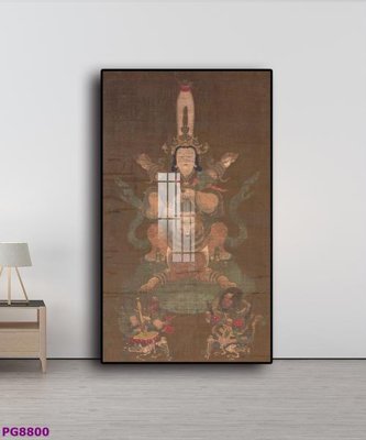 File tranh in mica File tranh phật cổ PG8800 (độ phân giải cao)