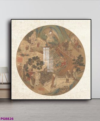 File PSD File tranh phật cổ PG8826 (nguyên gốc) chất lượng cao