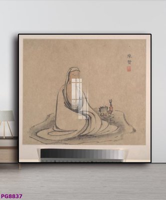 Tệp tin gốc File tranh phật cổ PG8837 (dùng cho in) File tranh phật cổ PG8837