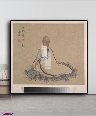 Download file File tranh phật cổ PG8842 (gốc) in mica ốp bếp