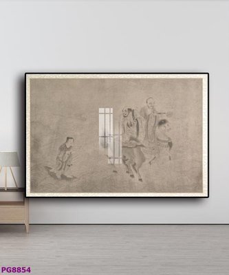 File gốc File tranh phật cổ PG8854 (in lụa) hoa văn cổ điển