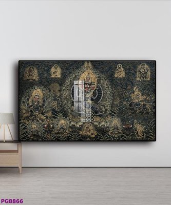 File tranh File tranh phật cổ PG8866 (gốc) in vải canvas