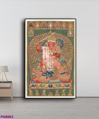 File PSD in ấn File tranh phật cổ PG8882 (chất lượng cao)