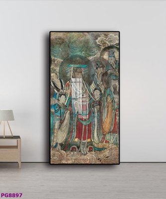 Download file File tranh phật cổ PG8897 (gốc) in mica cao cấp