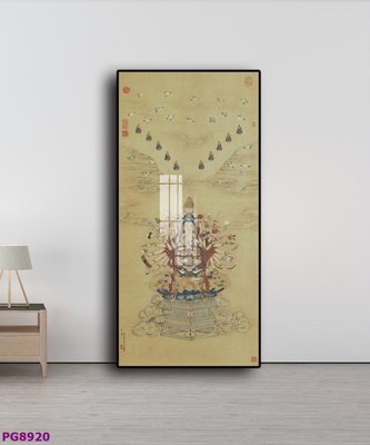 File gốc File tranh phật cổ PG8920 (in tráng gương) nghệ thuật