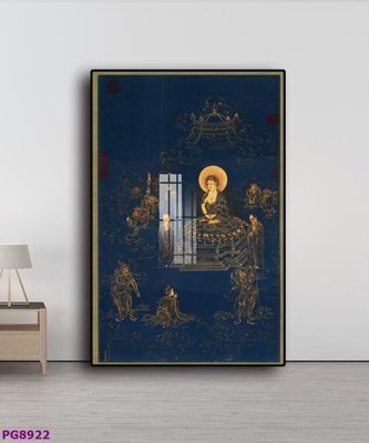 File PSD File tranh phật cổ PG8922 (nguyên gốc) chất lượng cao
