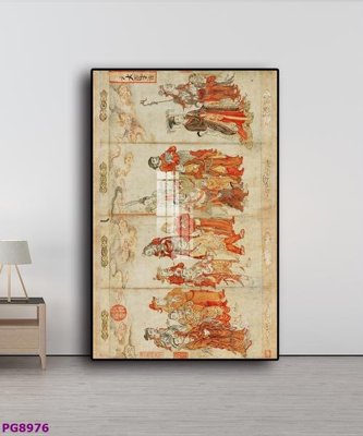 Download file File tranh phật cổ PG8976 (gốc) in mica ốp bếp