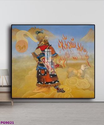 Tải file tranh gốc File tranh phật cổ PG9021 chất lượng cao