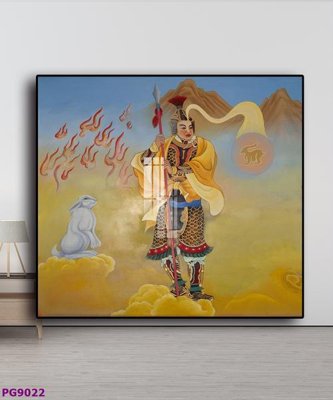 File gốc File tranh phật cổ PG9022 (trang trí) phòng trẻ em