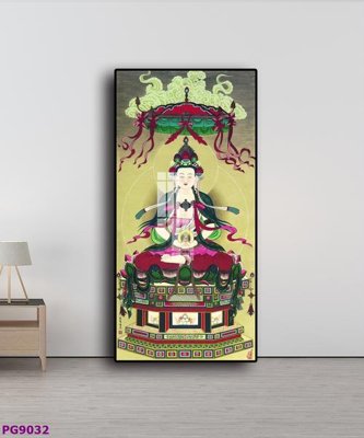 File PSD in ấn File tranh phật cổ PG9032 (chất lượng cao)