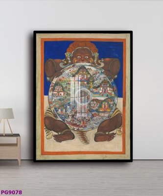 File gốc File tranh phật cổ PG9078 (PNG) nền trong suốt