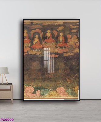 File PSD File tranh phật cổ PG9090 (gốc) cho designer