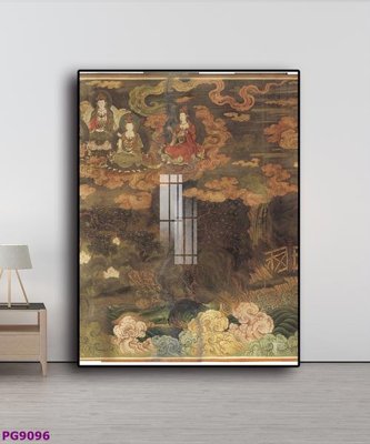 Download file File tranh phật cổ PG9096 (gốc) in mica bàn thờ