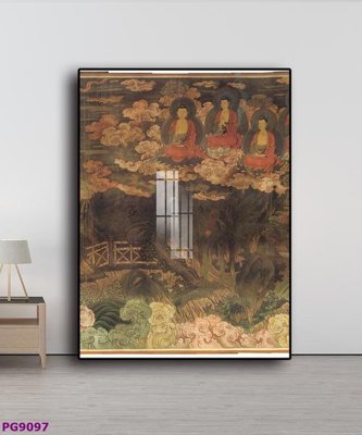 Tải file File tranh phật cổ PG9097 (gốc) làm tranh trang trí