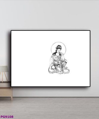 File in mica File tranh phật cổ PG9108 (bản gốc) sắc sảo