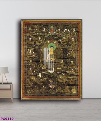 File ảnh File tranh phật cổ PG9119 (gốc) in poster