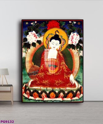 File tranh File tranh phật cổ PG9132 (gốc) in vải canvas