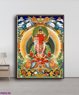 Tải file File tranh phật cổ PG9135 (ảnh gốc) in tráng gương