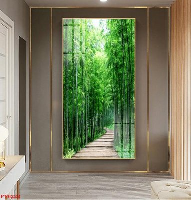 File PSD Tranh sơn thủy thác nước PT6222 (bản gốc) chất lượng nhất