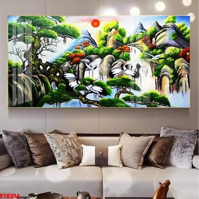 Tải file Tranh sơn thủy thác nước PT6354 (ảnh gốc) file TIFF