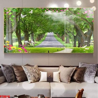 Mua file ảnh gốc Tranh sơn thủy thác nước PT8016 (chất lượng cao)