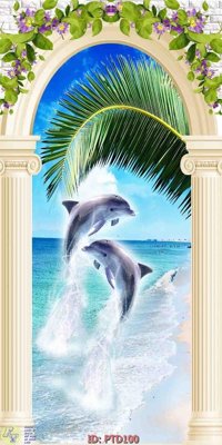 Tải file File phong thủy đứng thác nước PTD100 (gốc) chủ đề phong thủy