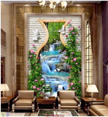 Tải file gốc File phong thủy đứng thác nước PTD108 (bản PSD) đầy đủ layer