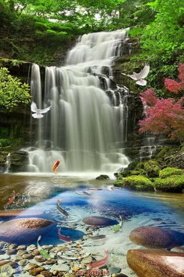 File in trần File phong thủy đứng thác nước PTD116 (bản gốc) trời sao