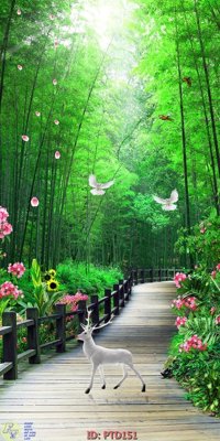 File PSD File phong thủy đứng thác nước PTD151 (chất lượng in ấn)