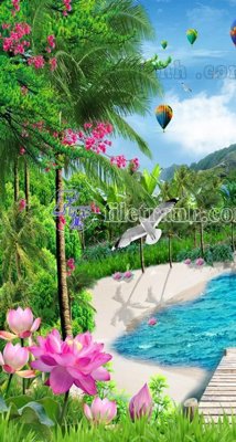 Tệp tin gốc File phong thủy đứng thác nước PTD2125 (chất lượng) File phong thủy đứng thác nước PTD2125