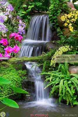 File gốc File phong thủy đứng thác nước PTD229 (trang trí) phòng làm việc