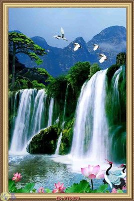 Download file gốc File phong thủy đứng thác nước PTD239 (in mica) logo