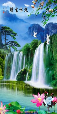 Tải file gốc File phong thủy đứng thác nước PTD252 (in không vỡ ảnh)