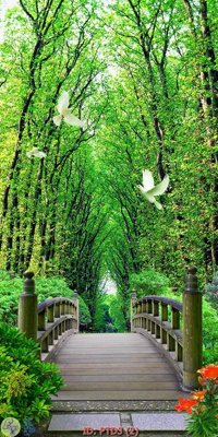 File in ấn cao cấp File phong thủy đứng thác nước PTD3 (file gốc)