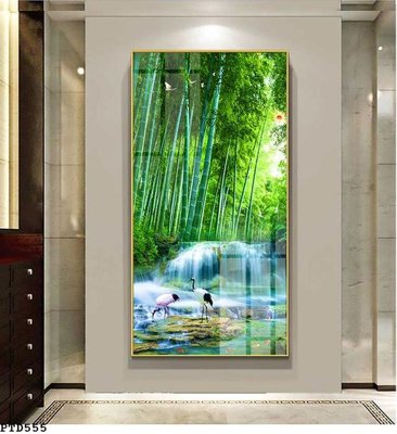 Tải về hình ảnh gốc File phong thủy đứng thác nước PTD555 sắc nét