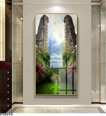 Tải file PSD File phong thủy đứng thác nước PTD654 (nguyên layer) để in