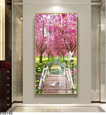 Tải về hình ảnh gốc File phong thủy đứng thác nước PTD745 sắc nét