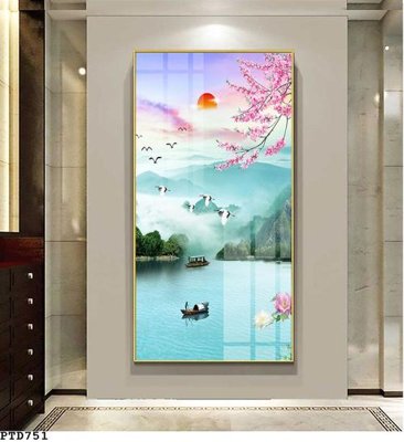 Tải file gốc File phong thủy đứng thác nước PTD751 dùng cho in ấn