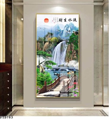 Tải file File phong thủy đứng thác nước PTD783 (gốc) chủ đề tâm linh