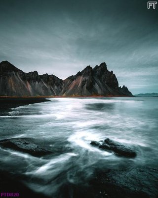 File ảnh gốc File phong thủy đứng thác nước PTD820 (chuyên in mica)