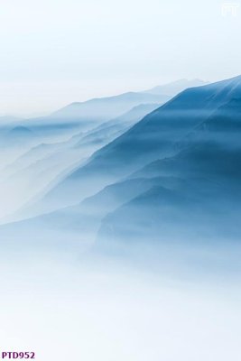 File PSD File phong thủy đứng thác nước PTD952 (nguyên gốc) chất lượng cao