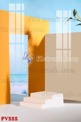 Tải về file tranh gốc File gốc in phông live tream phòng phát sóng trực tiếp PV222 (để in quảng cáo)