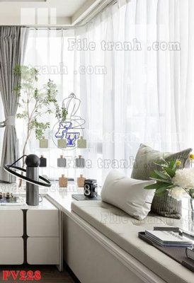 File gốc File gốc in phông live tream phòng phát sóng trực tiếp PV228 (in lụa) tranh thuận buồm