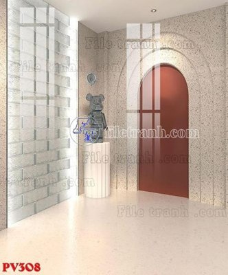 File gốc File gốc in phông live tream phòng phát sóng trực tiếp PV308 (in lụa) hoa văn cổ điển