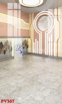 File gốc File gốc in phông live tream phòng phát sóng trực tiếp PV367 (in lụa) trang trí tường