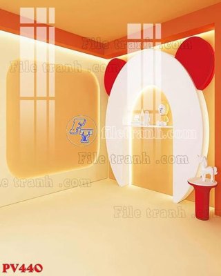 File tranh File gốc in phông live tream phòng phát sóng trực tiếp PV440 (ảnh gốc) in trần xuyên sáng