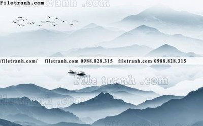 File in ấn Phong canh thuy mac Trung Quoc 200 chuyên nghiệp