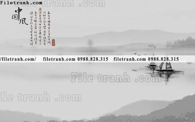 Tải file Phong canh thuy mac Trung Quoc 213 (gốc) làm tranh trang trí