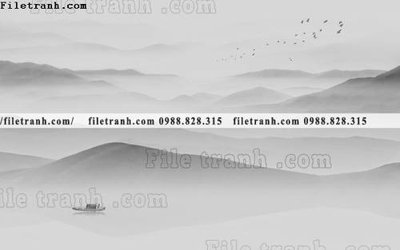 Chi tiết file tranh tráng gương Phong canh thuy mac Trung Quoc 214 (ảnh gốc)