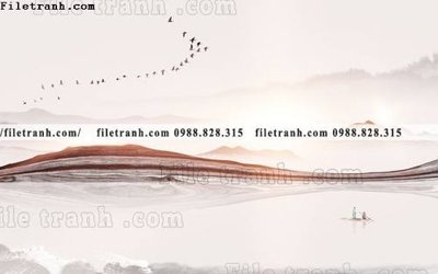 File PSD Phong canh thuy mac Trung Quoc 216 (gốc) cho in quảng cáo